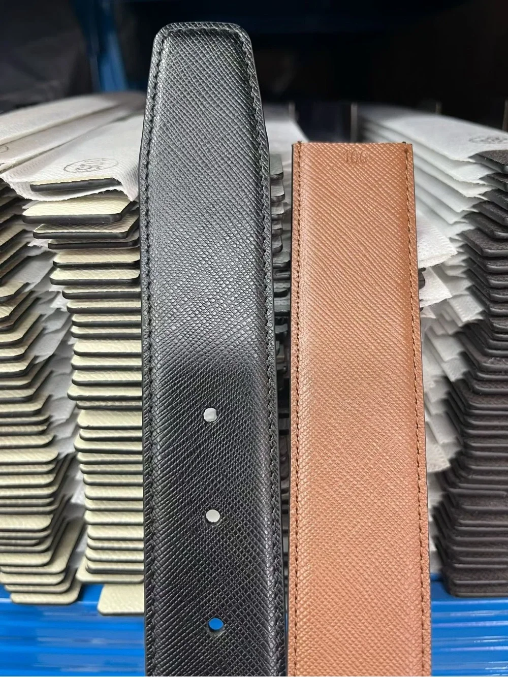 Classic Men's Leather Belt - Black, Brown, Red Options